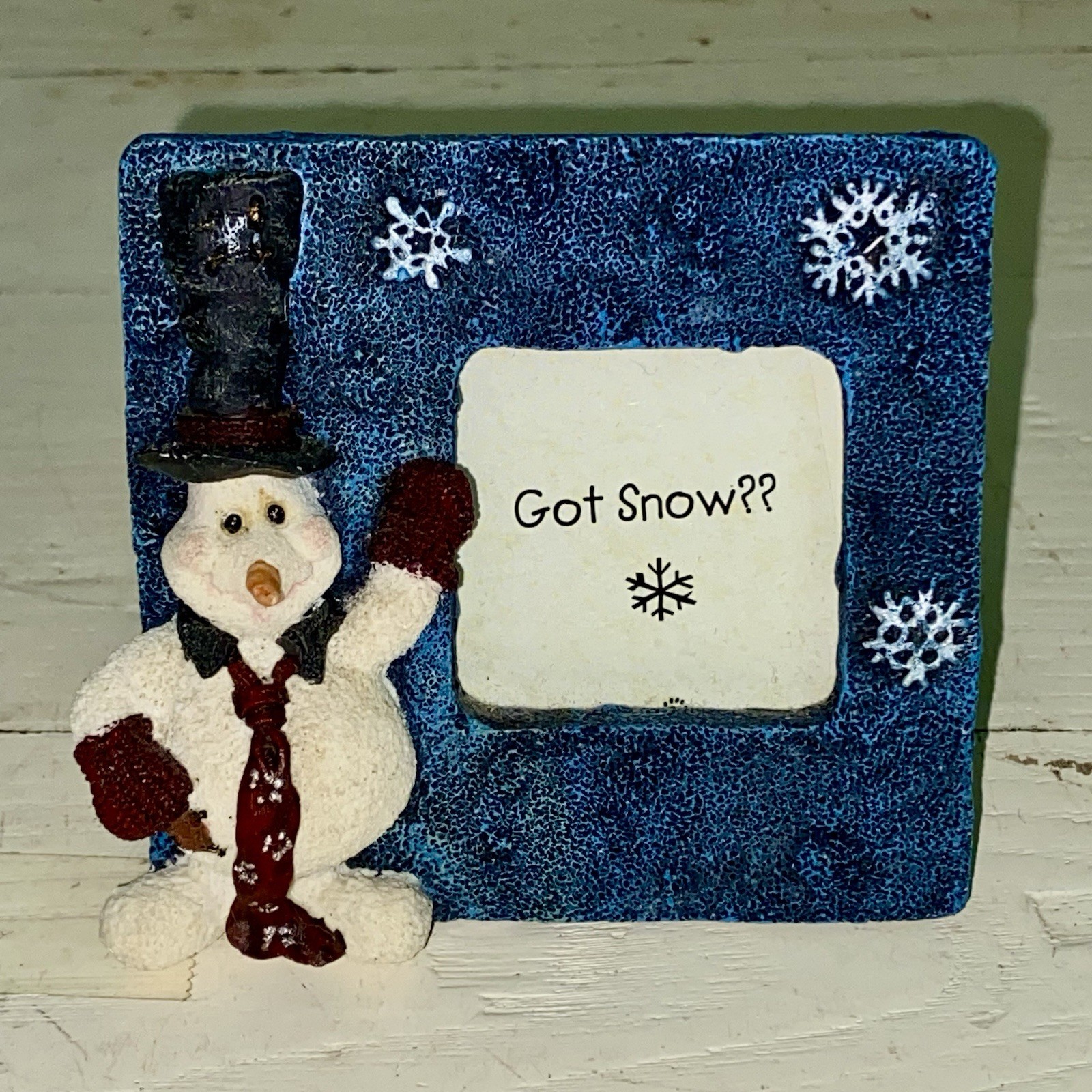 NIB Boyds Bears & Friends Collection “Got Snow??” Picture Frame 3 x 3.5 in 27455