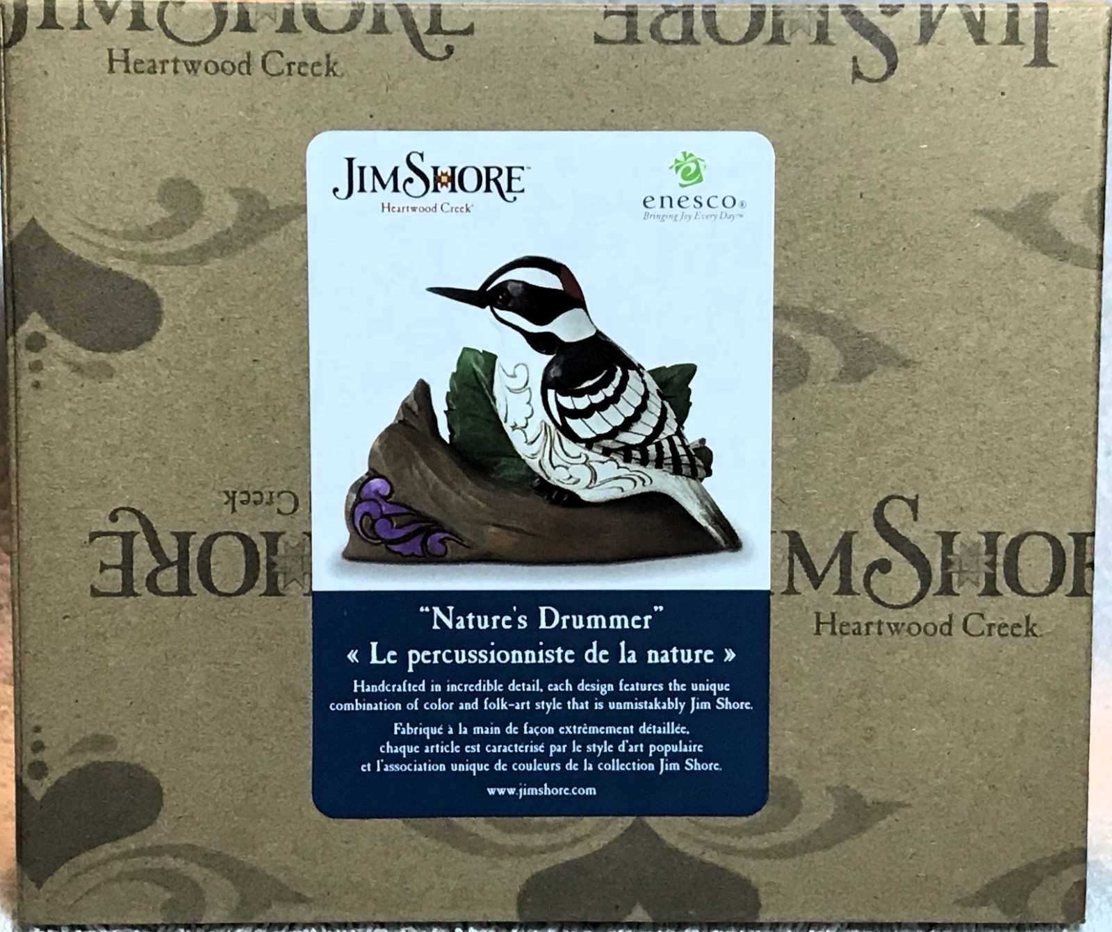 JIM SHORE 3 BIRD FIGURES & 1 BUTTERFLY FIGURE MINT IN BOXES ALL RETIRED