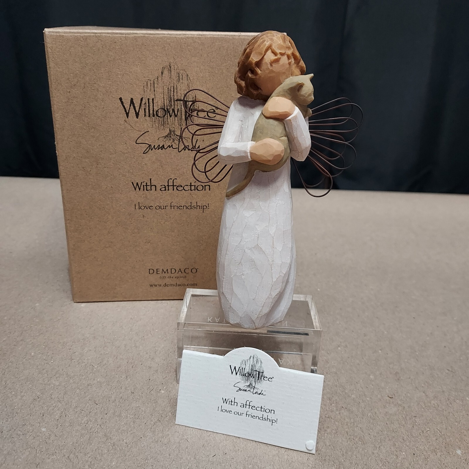 Willow Tree Demdaco With Affection I Love Our Friendship New NIB