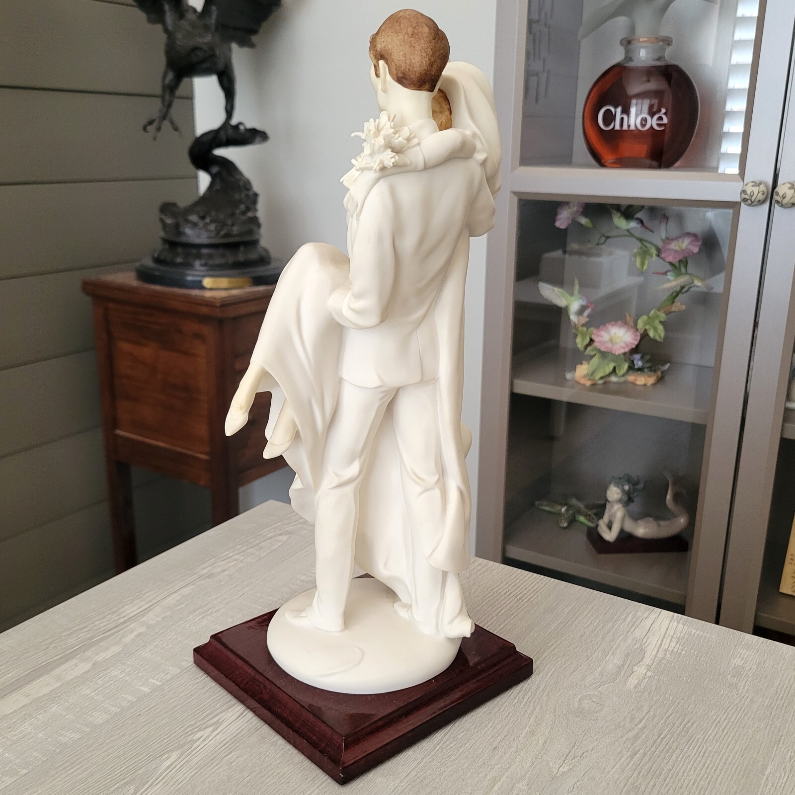 Giuseppe Armani Statue Bride Groom Happiness Forever Wedding Figurine + Box EUC