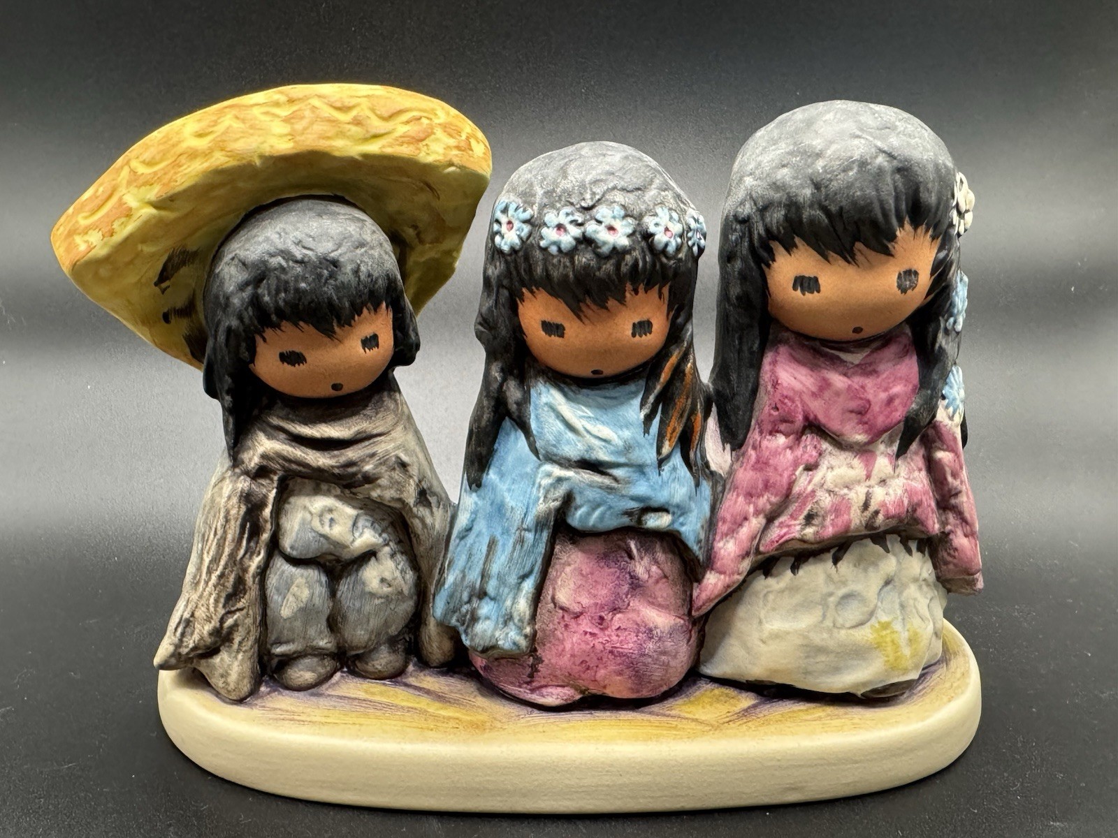 Children Of DeGrazia Goebel Germany Limited Ed “WEE THREE” Wise Men Figurine