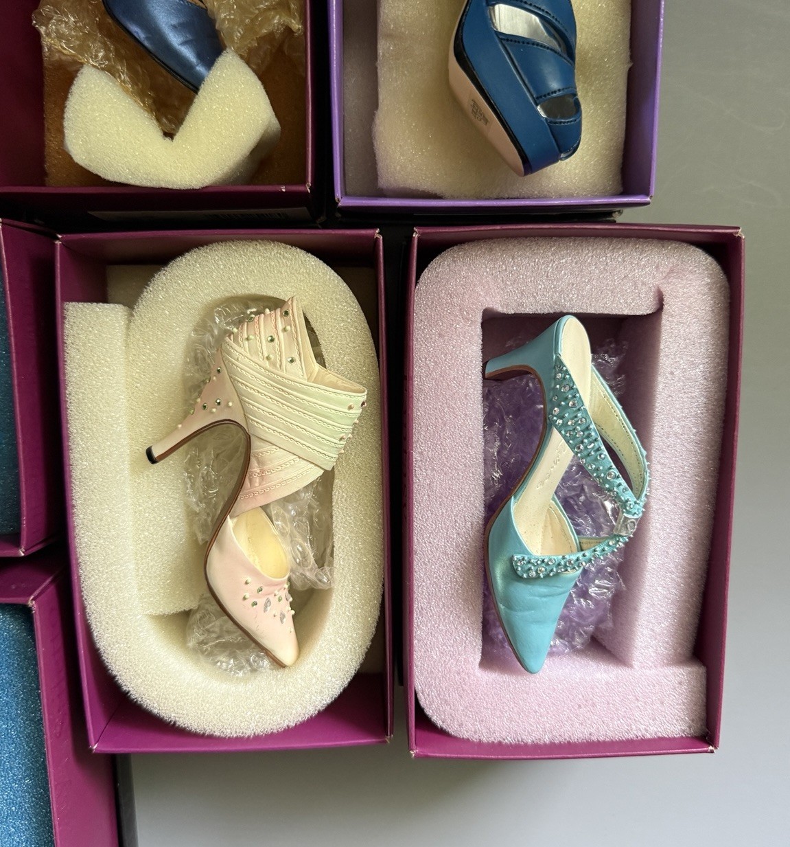 Lot 11 Just The Right Shoe By Raine 1999 2000 2001 2002 Decor Original Boxes COA