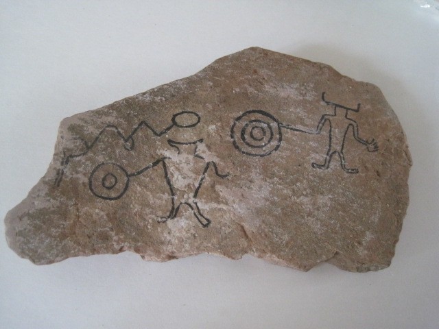 Petroglyph Modern 4/16/199 Signed JME 6″ x 4″