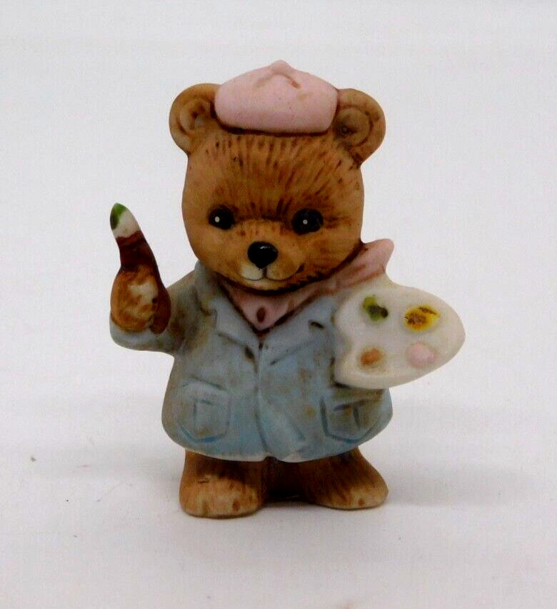 Figure Homeco Bear Painting Sri Lanka 8820 2 Inches Tall Brush Palette Figurine