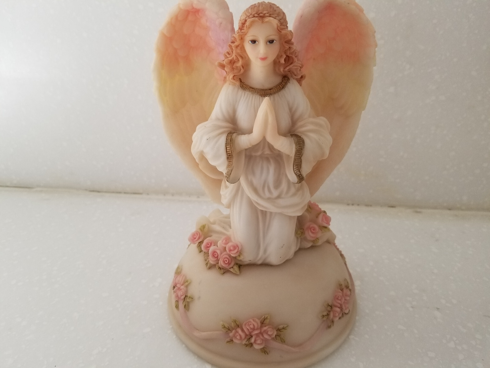 Seraphim Classics Angel Iris Music Box “The Rainbow’s End” Figurine 1995 #78002