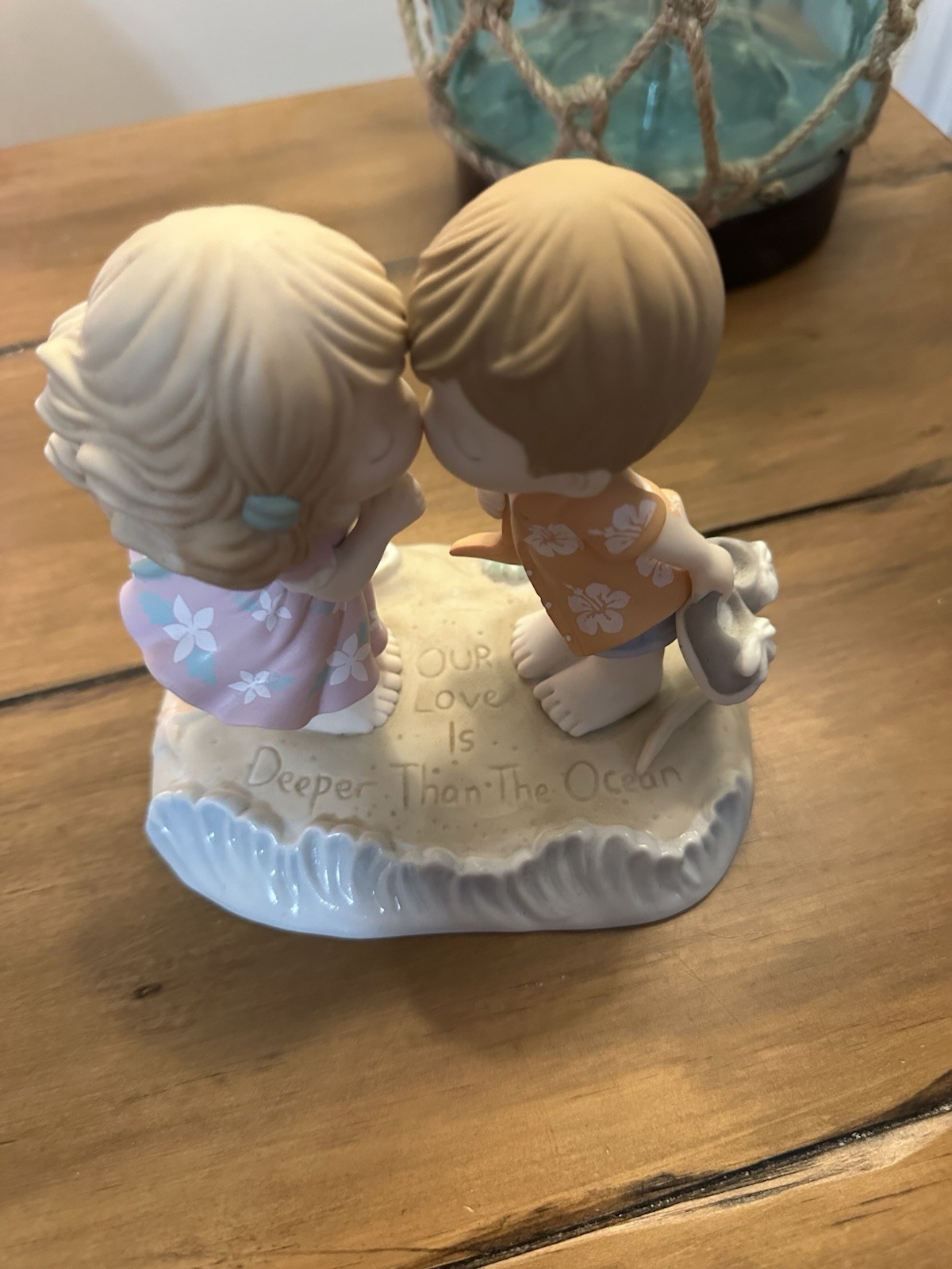 Precious Moments “Our Love Is Deeper Than The Ocean” #183001 Tropical Beach