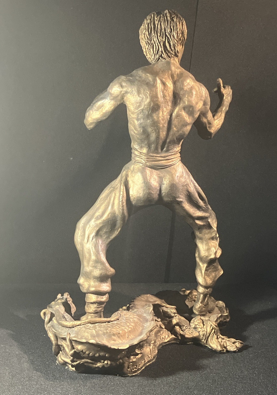 Bruce Lee Bronze Figurine broken hand