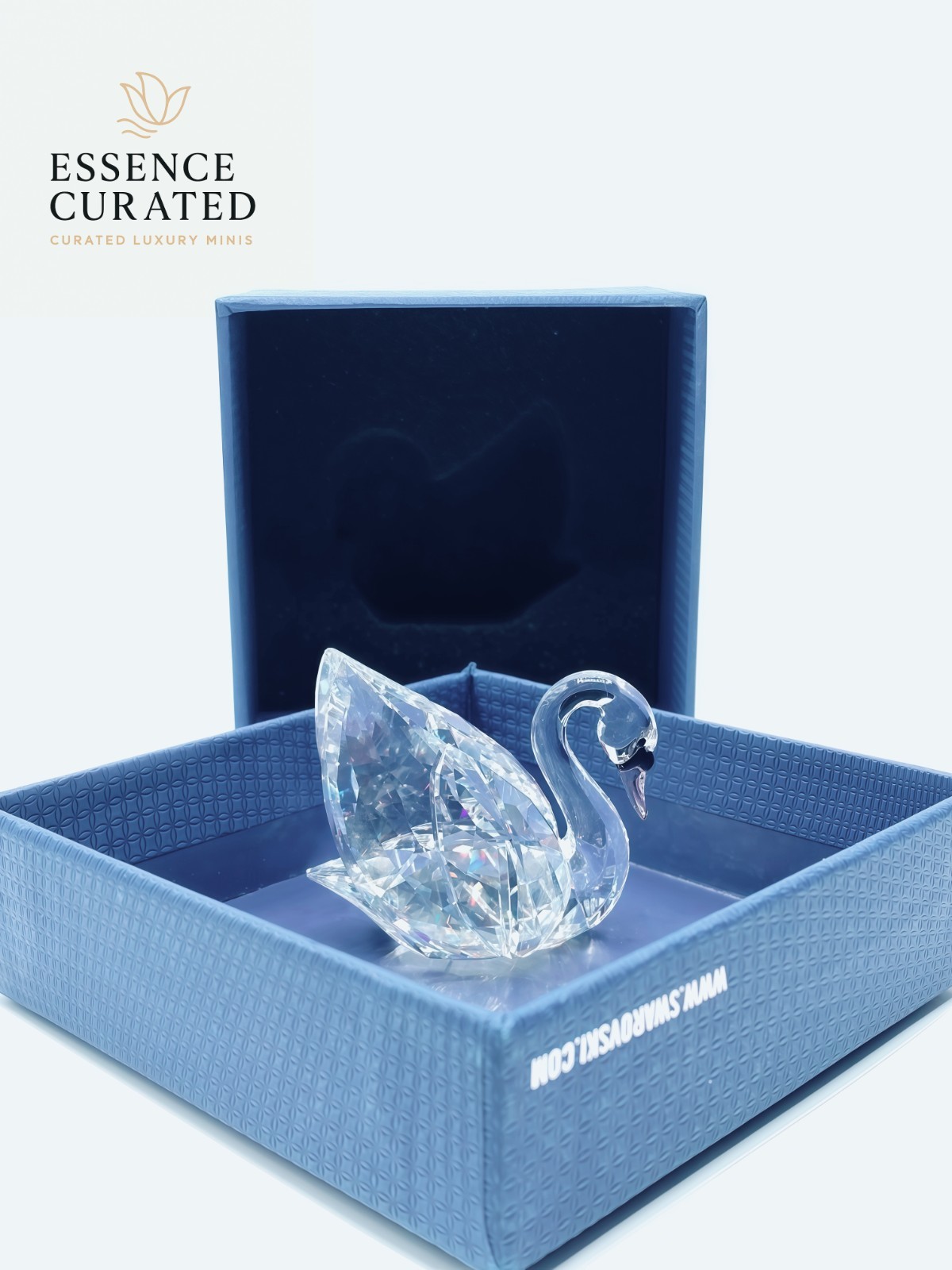 Swarovski “Feathered Beauties” Swan Small Figurine – 1 1/4 x 1 1/2 x 2 1/8 in