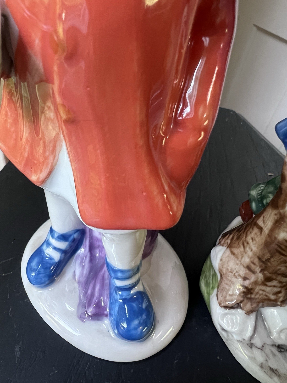 VTG Porcelain Children Figurine Boy & Girl First Day Of School 6.5” Grandma Core