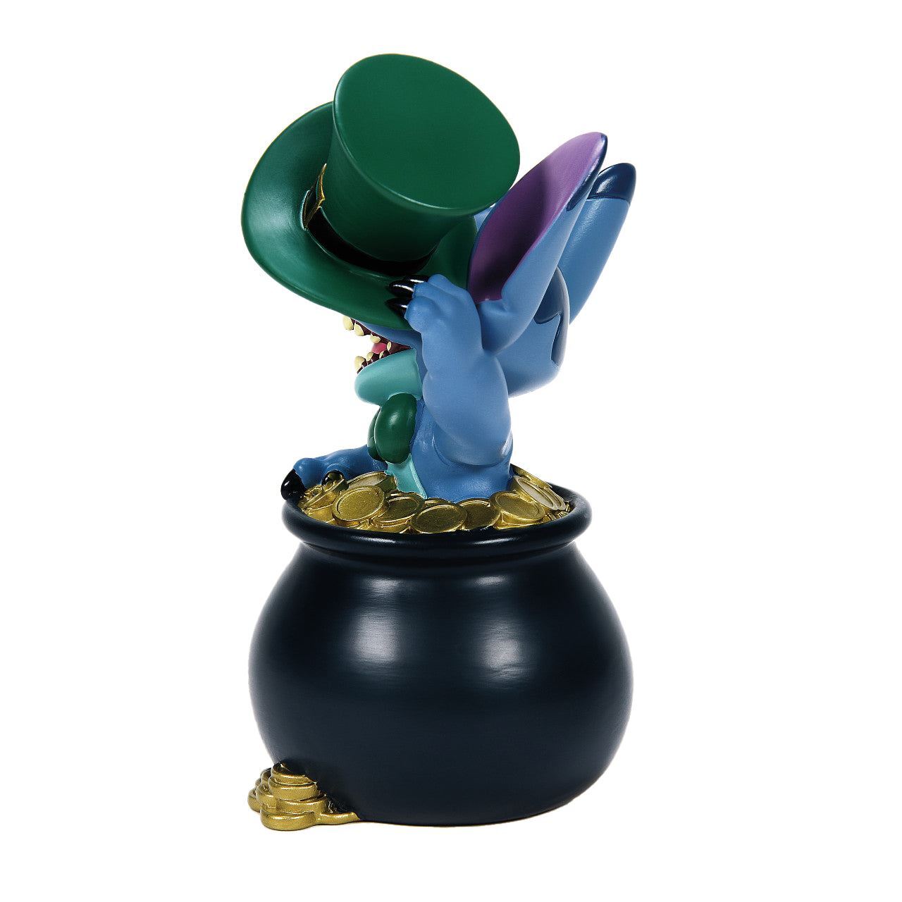 Disney Showcase Stitch St Patricks Day Moment in Pot of Gold Figurine 6016299