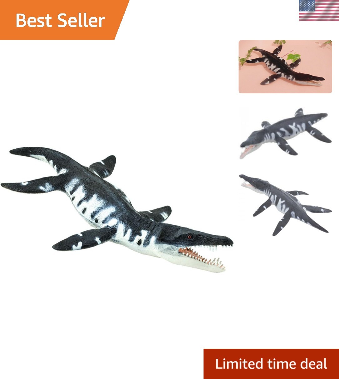 Intricate Liopleurodon Model – Inspiring Imagination & Learning in Young Minds