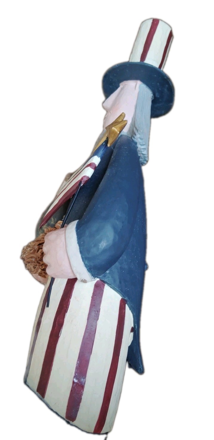 Williraye Studio Uncle Sam Jr Figurine Coyne’s & Co Resin Painted Boxed 2012