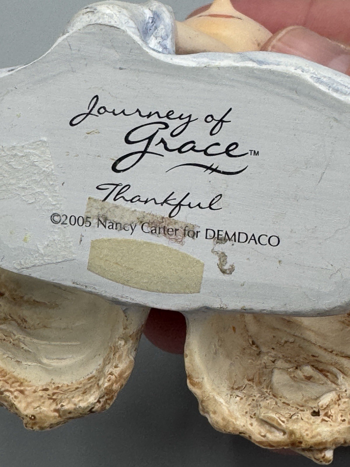 Journey of Grace Thankful by Nancy Carter Demdaco 3” Sculpture Figurine 2005