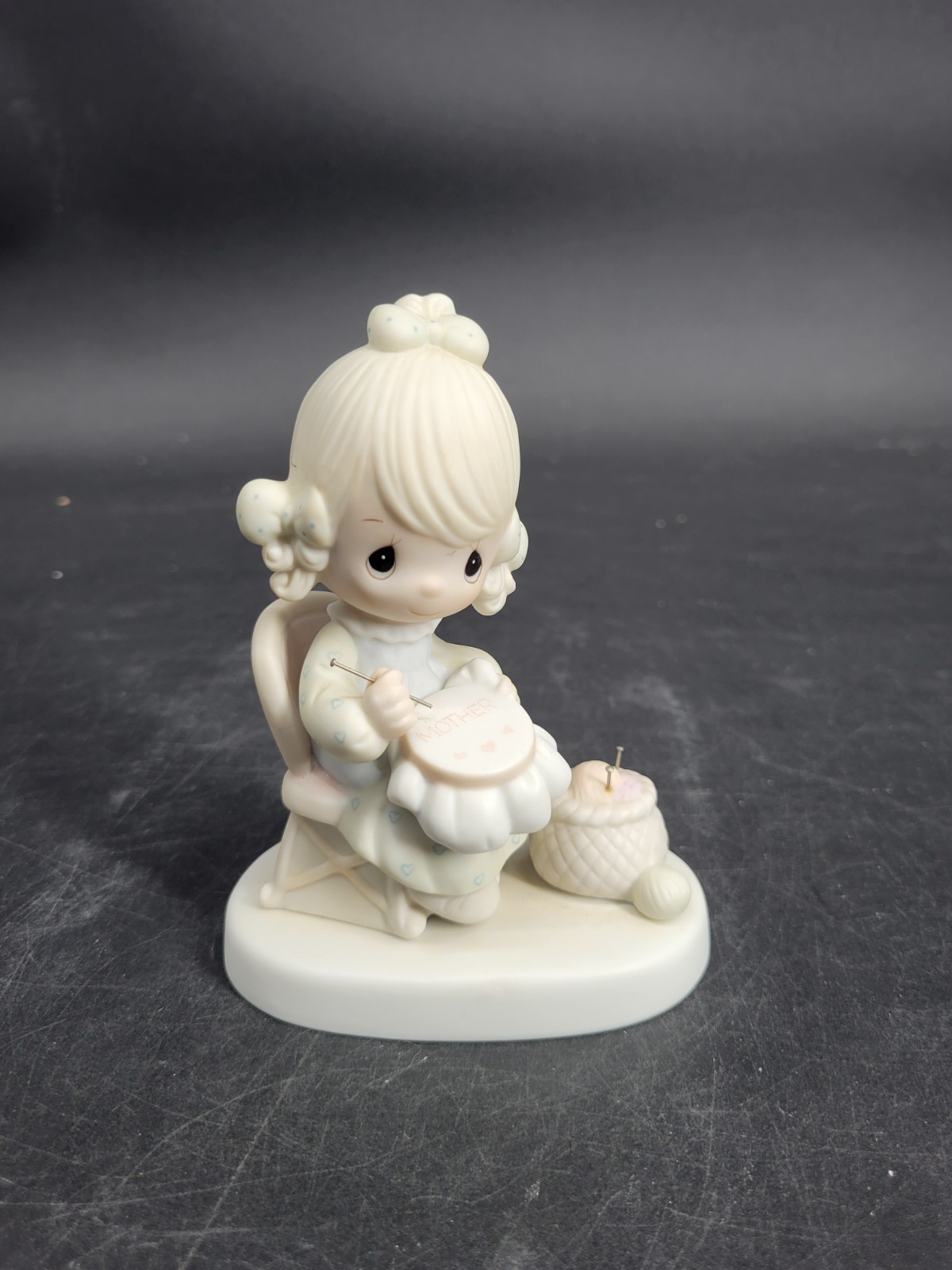 Before They Were Precious Moments! J & D 1979 “Mother Sew Dear” NO BOX Signed
