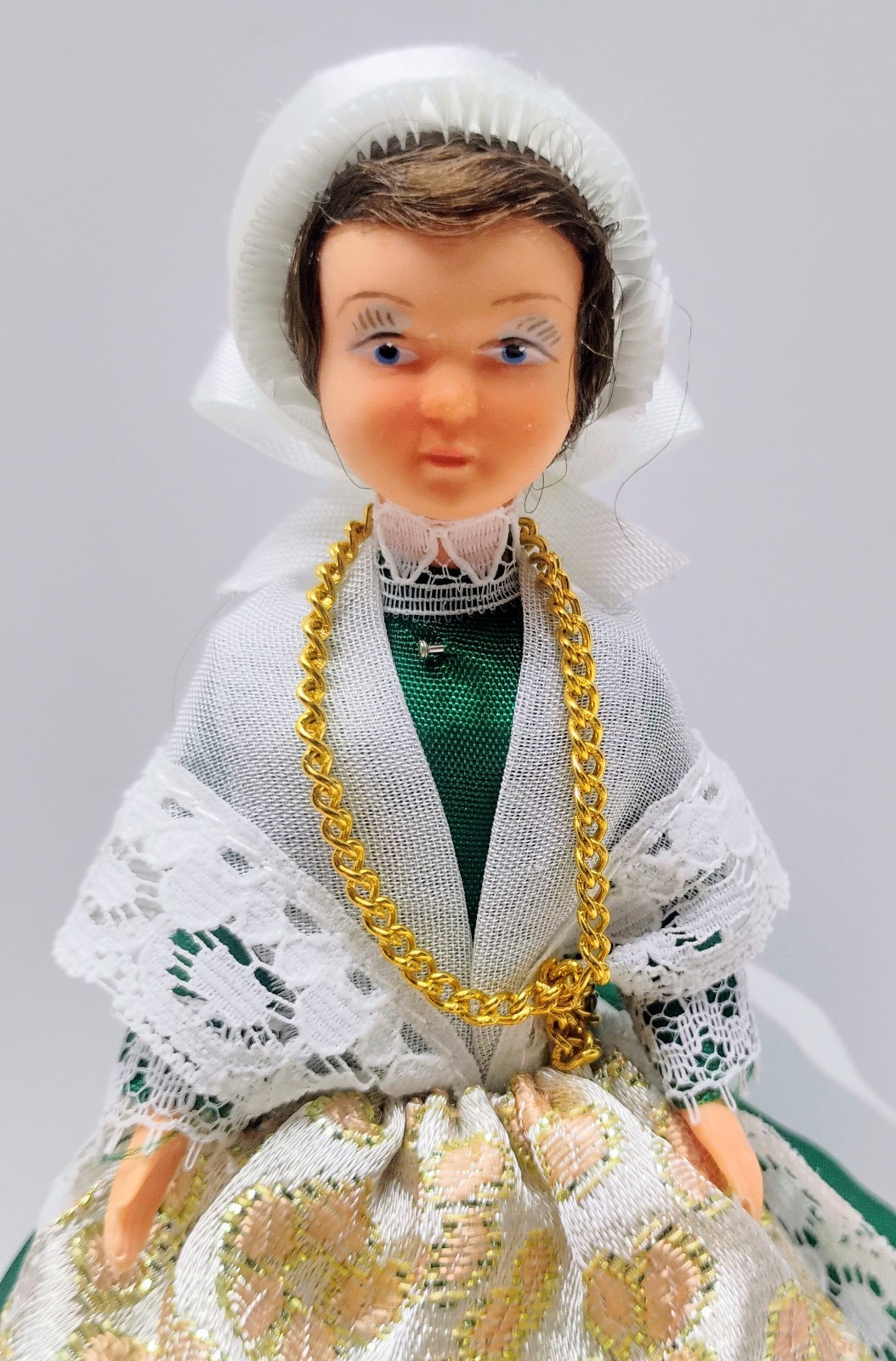 4 Vintage European Costume Dolls French France Breton Regional Folk Art Souvenir