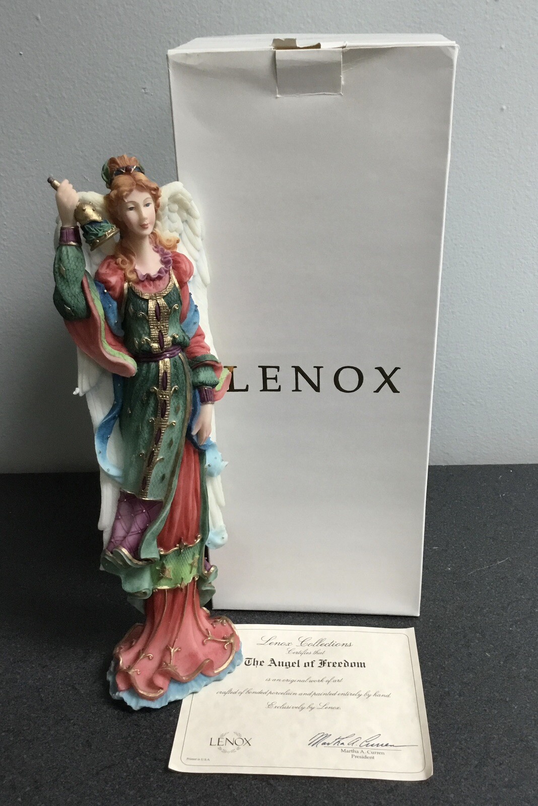1998 Lenox The Angels Of Life The Angel of Freedom 11” Figurine/Statue
