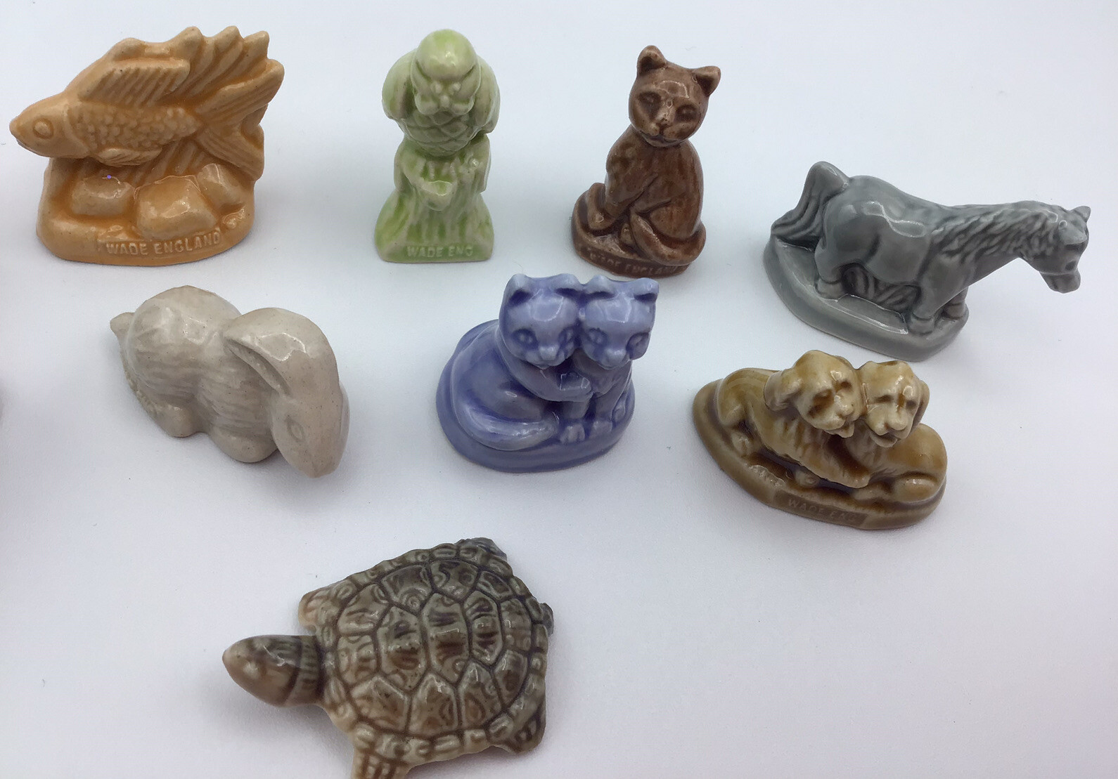 Lot of 10 Complete Set -Wade Red Rose Tea Figurines – Pet Shop Friends 2006-2008