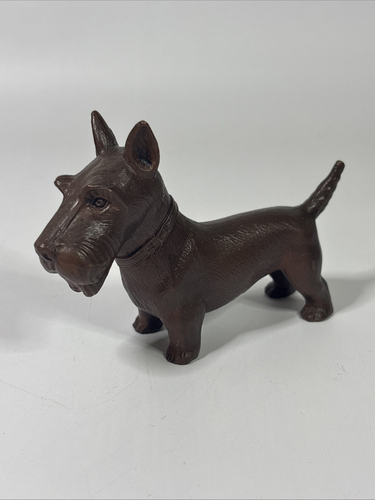Antique Jennings Brothers Scottie Scottish Terrier Dog Figurine Bronze Finish