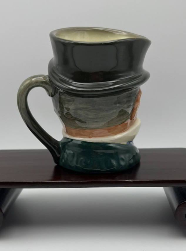 Mr. Micawber Toby Jug, Royal Doulton, Porcelain, England, 3.25 Inches, Very Fine