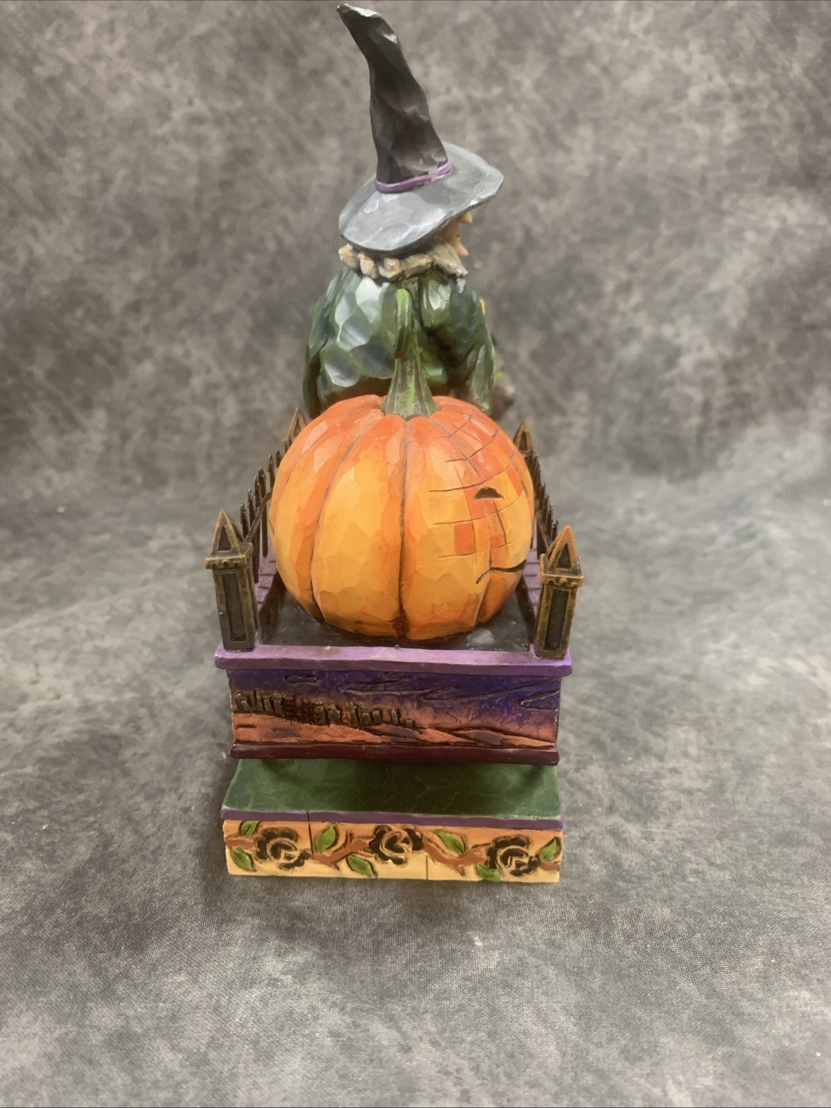 Jim Shore 2008 Witch Figurine “Wicked Ride” 4010487 Heartwood Creek Enesco W/Box
