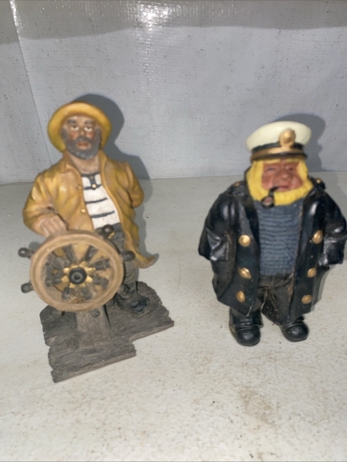 K’s Collection Nautical Series Fisherman Resin Figurine Nautical Theme Set Of 2