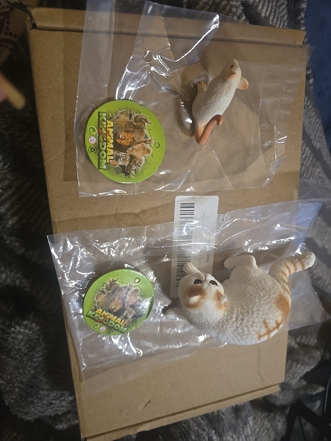 Realistic Cat And Mouse Fairy Garden Animal Kingdom Figurines