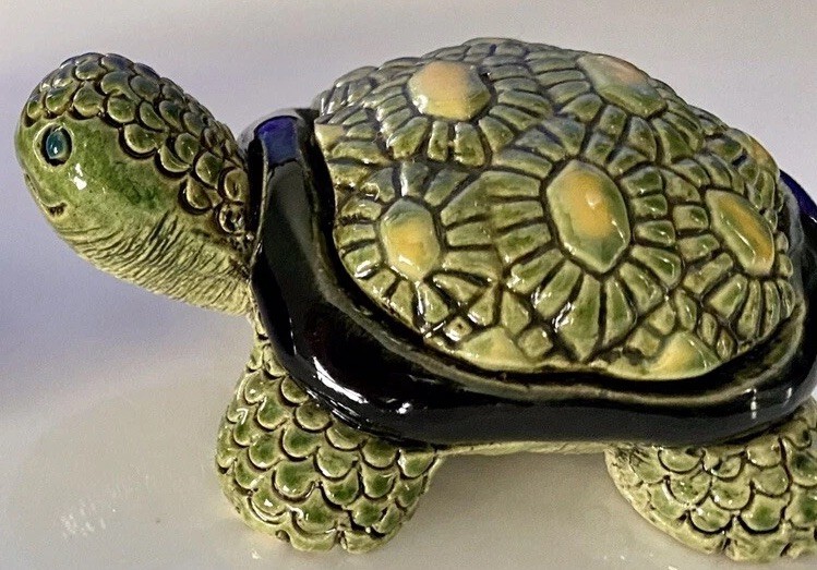 Artesania Rinconada Old #126 Green Land Turtle Tortoise 🐢 Rare Variant A+++
