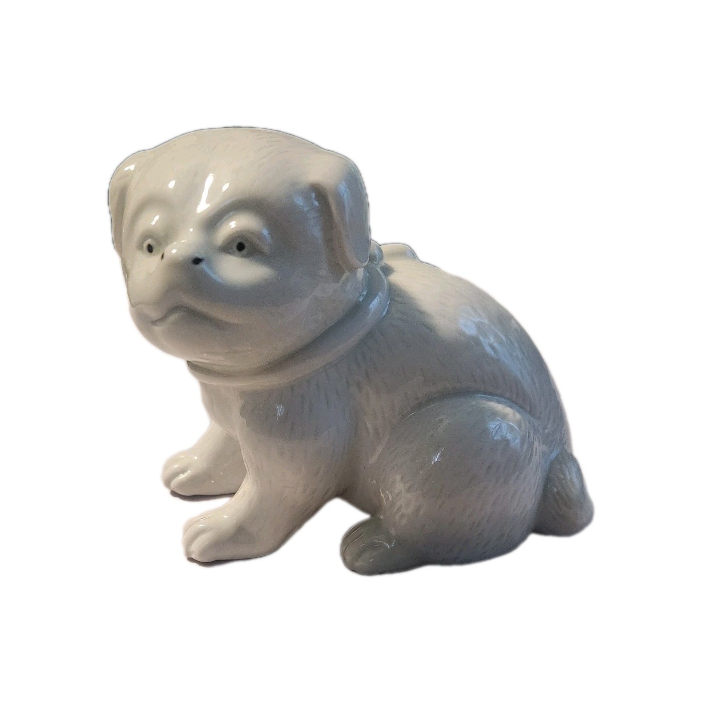 Vintage-MMA Ceramic Puppy Dog Figurine –Metropolitan Museum of Art – White Glaze