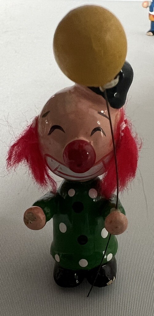 Lot of 16 Goula Made in Spain/Germany Vintage Wooden Collectibles Circus Figure