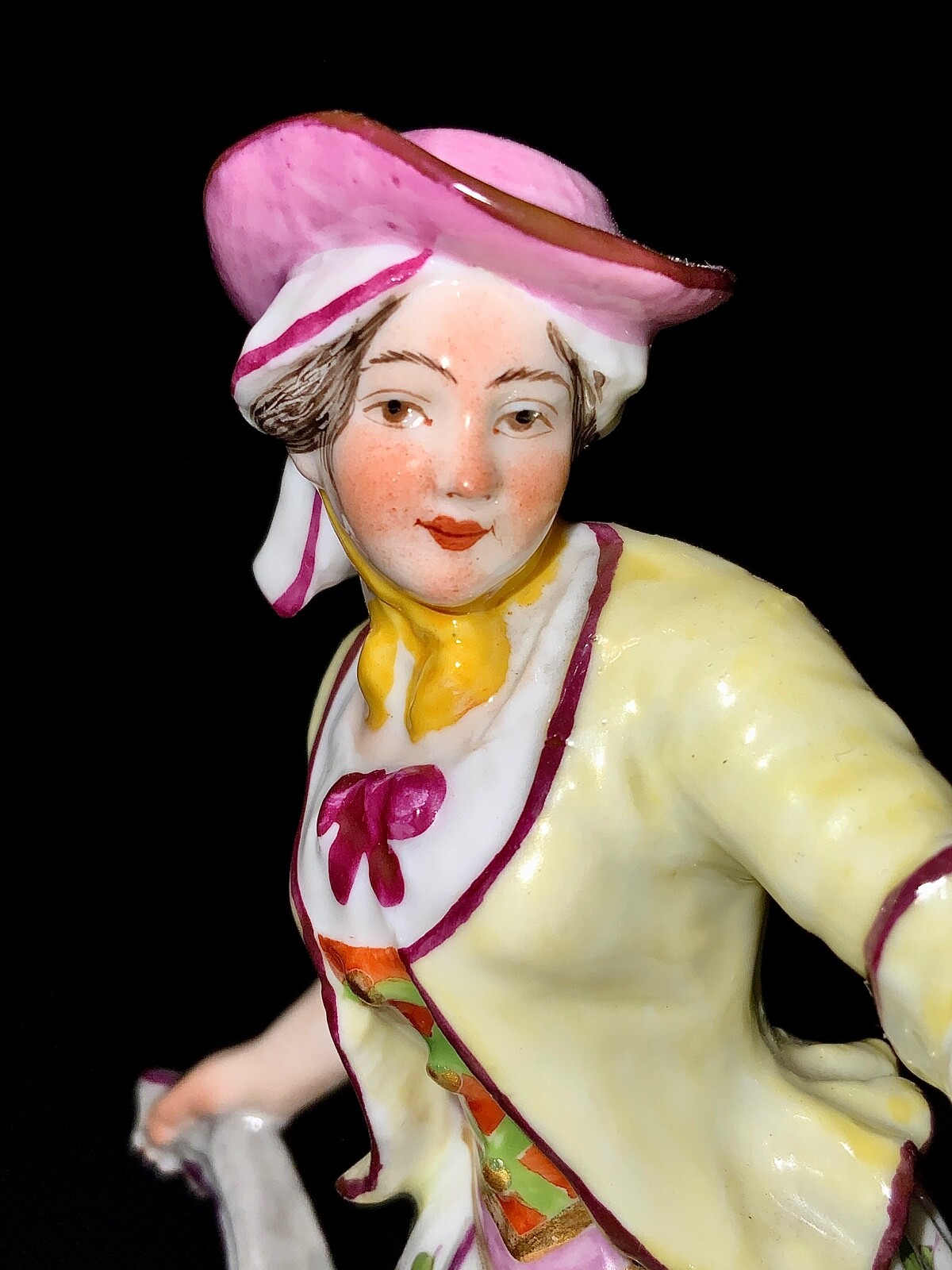 Samson Paris Porcelain Girl Dancing Figurine After Meissen Original c. 1870-1900