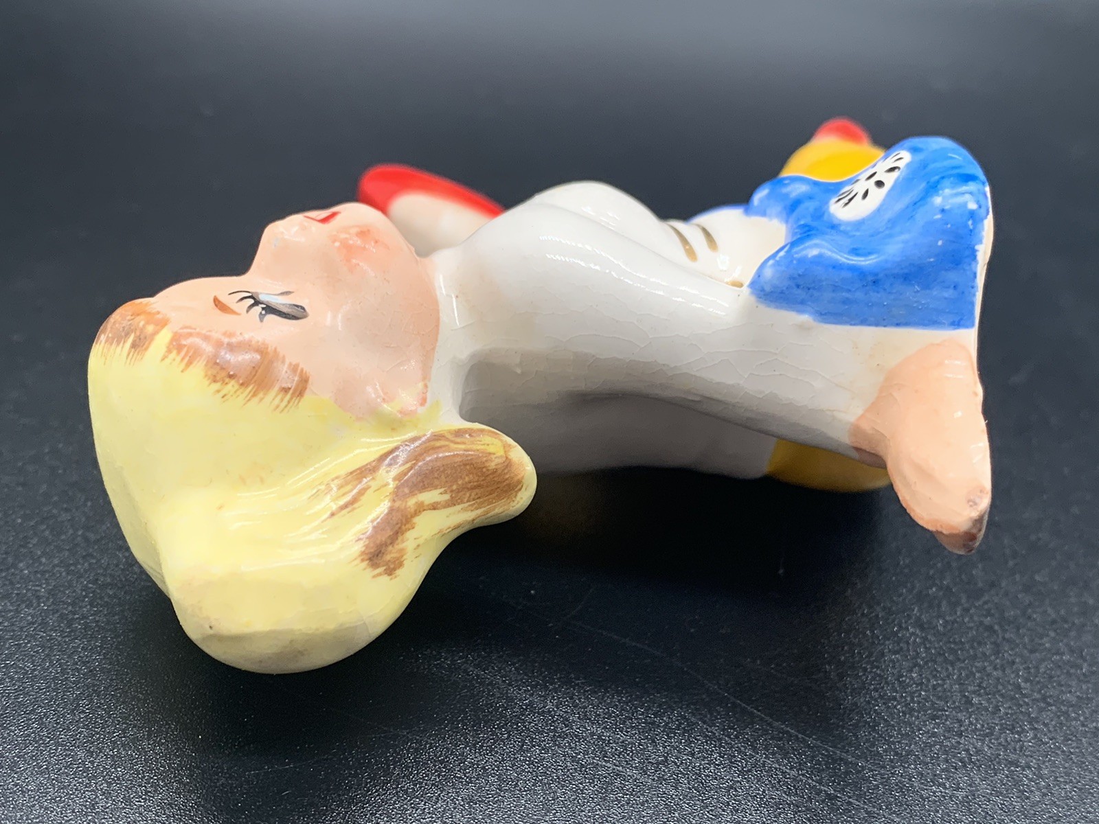 Vintage Teen Girl on Phone Ceramic Teeny Bopper Japan