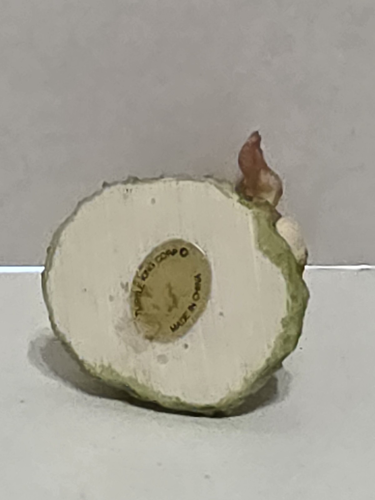 Vintage Turtle King Corp Resin Easter Figurine Baby In Bunny/Rabbit Suit 3″