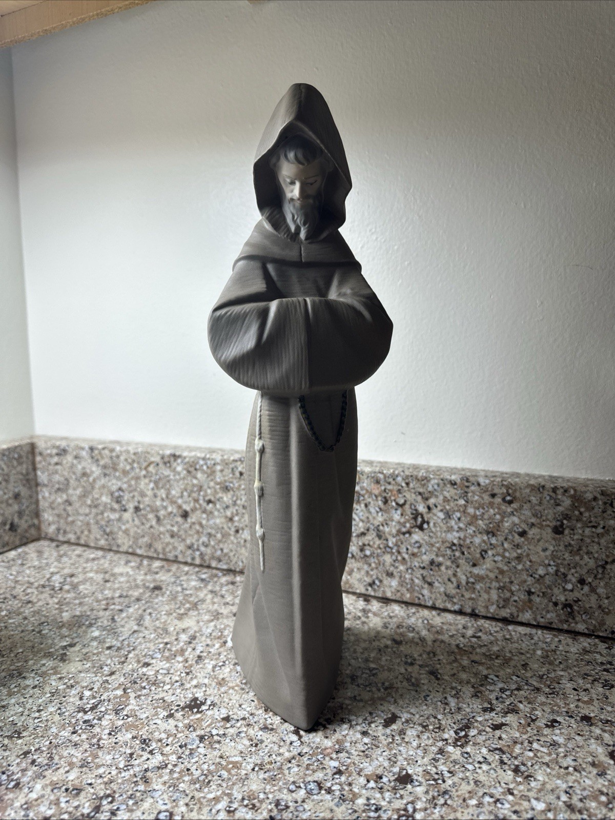 Lladro – Monk in a Matte GRES finish – 13.5” Tall. Retired 1998