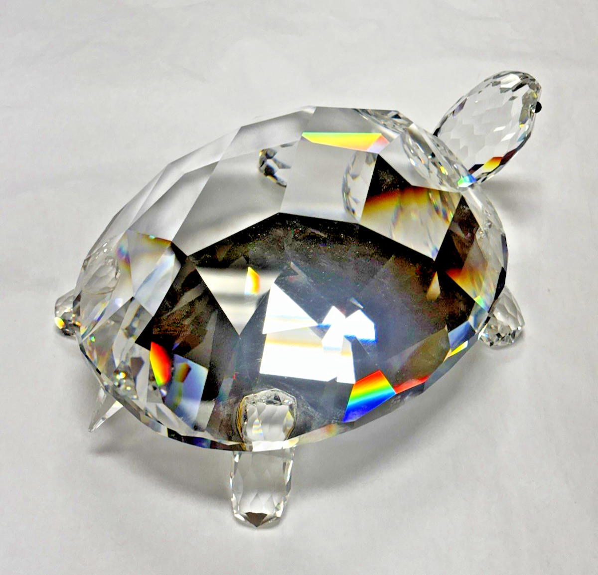 Swarovski Crystal Giant Turtle #010101 Retired Figurine Michael Stamey