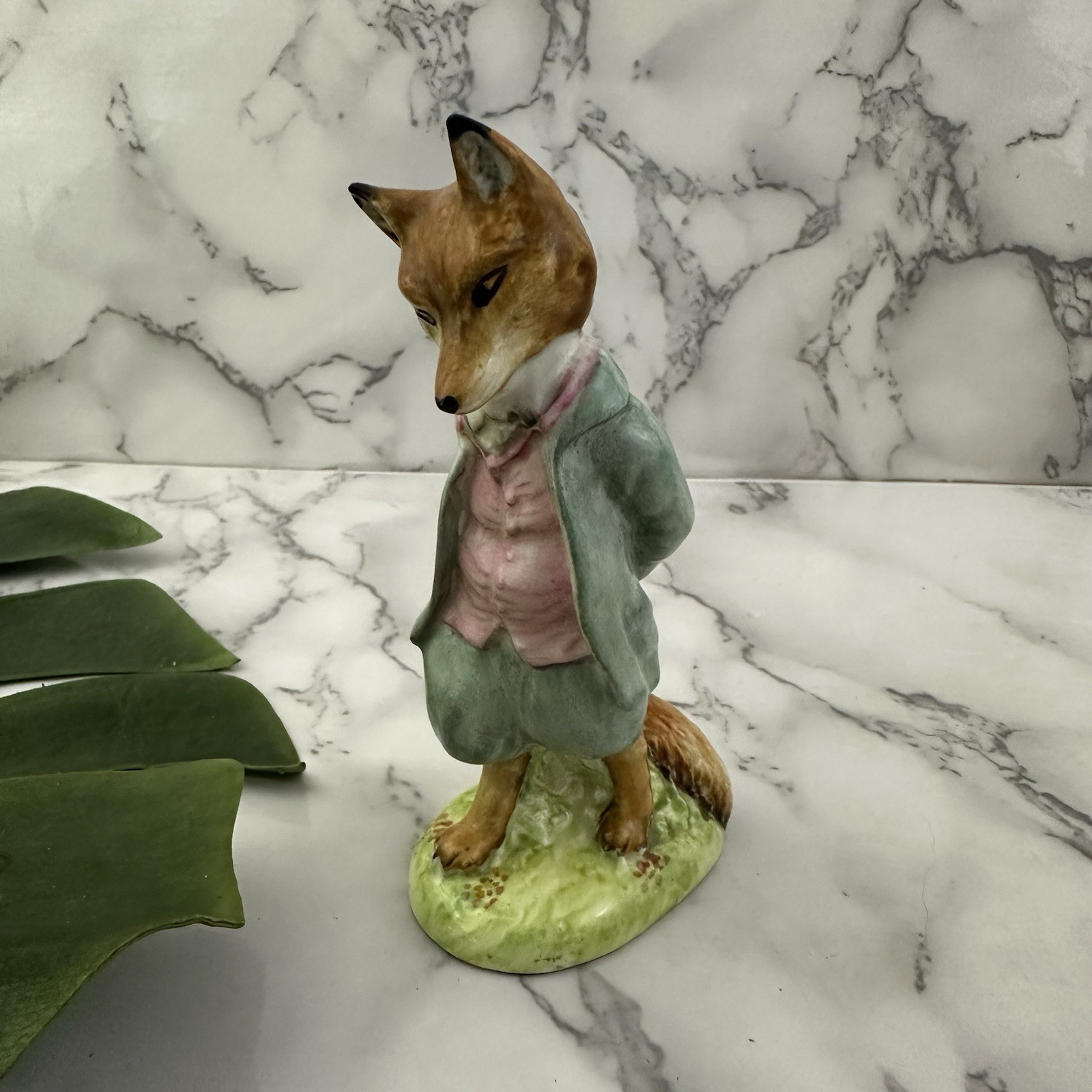 Beatrix Potter Vintage Foxy Whiskered Gentleman Figurine Beswick England Fox 60s