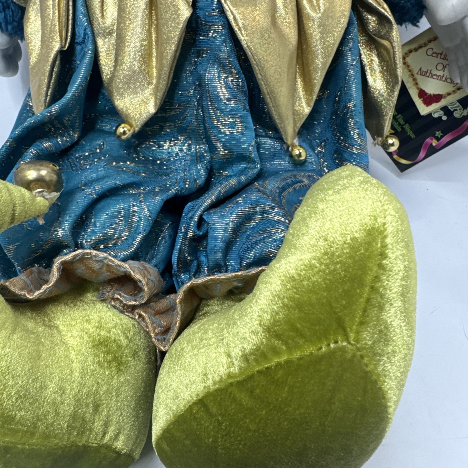 Mardi Gras Collectors Choice Porcelain Clown Head & Hands Porcelain See Picture