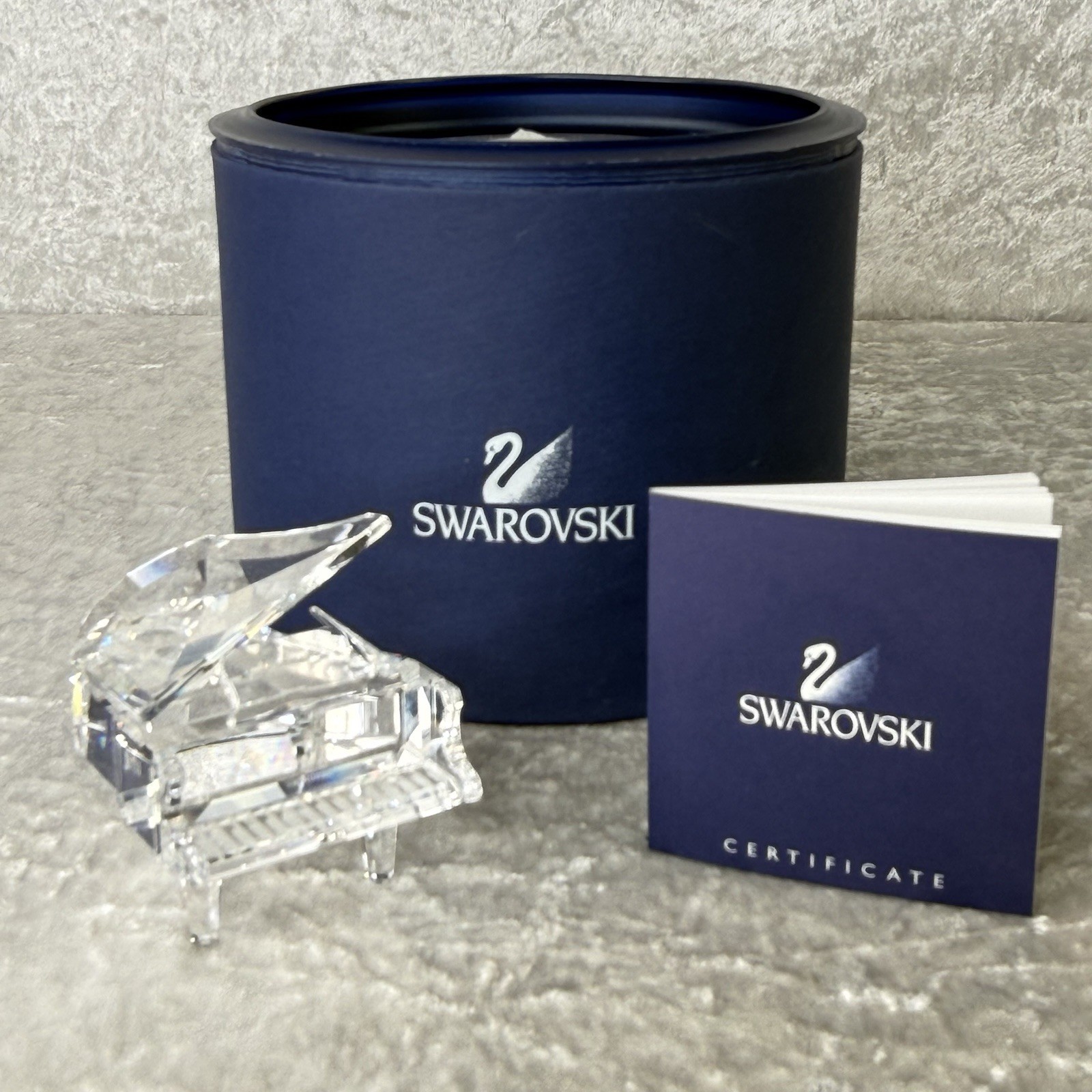 Swarovski Crystal Grand Piano – Original Box w/ Foam Padding – NO STOOL