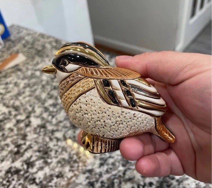 DeRosa Rinconada 787# Large Size Kinglet Bird Figurine