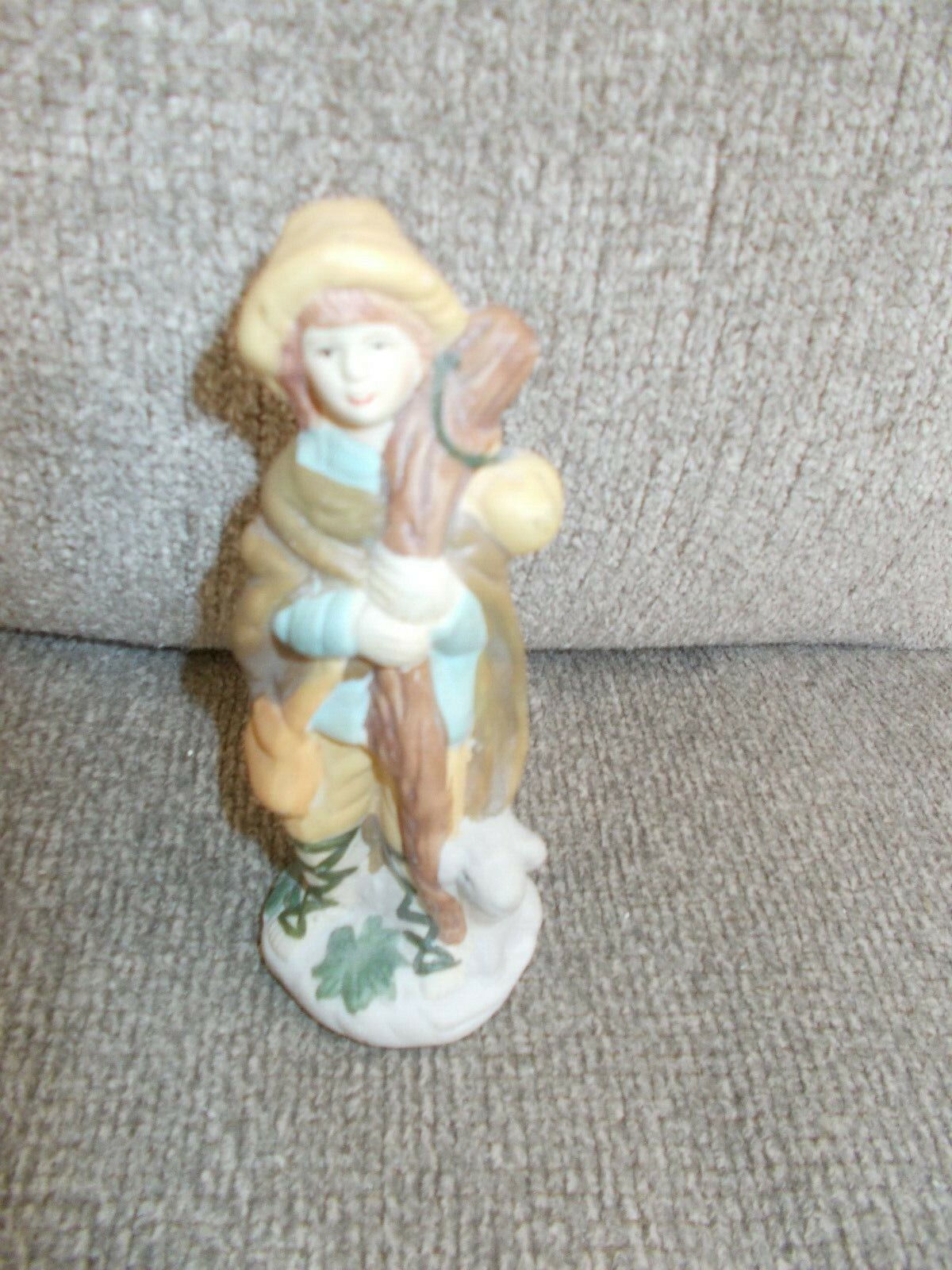 FIGURINE BOY WITH LAMB 5 1/2 IN