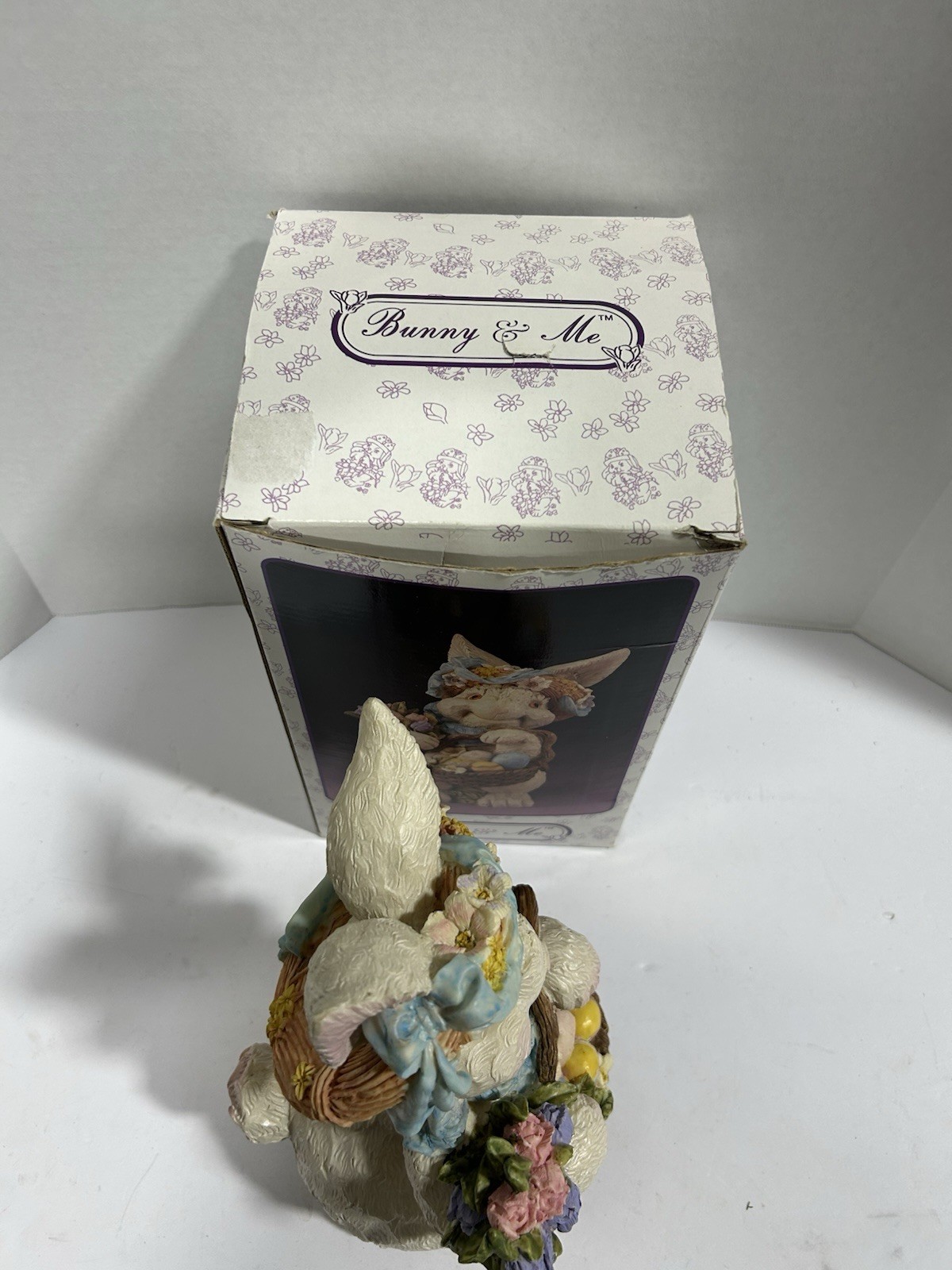 Bunny And Me 10 1/2 Inch Resin Figurine In Original Box