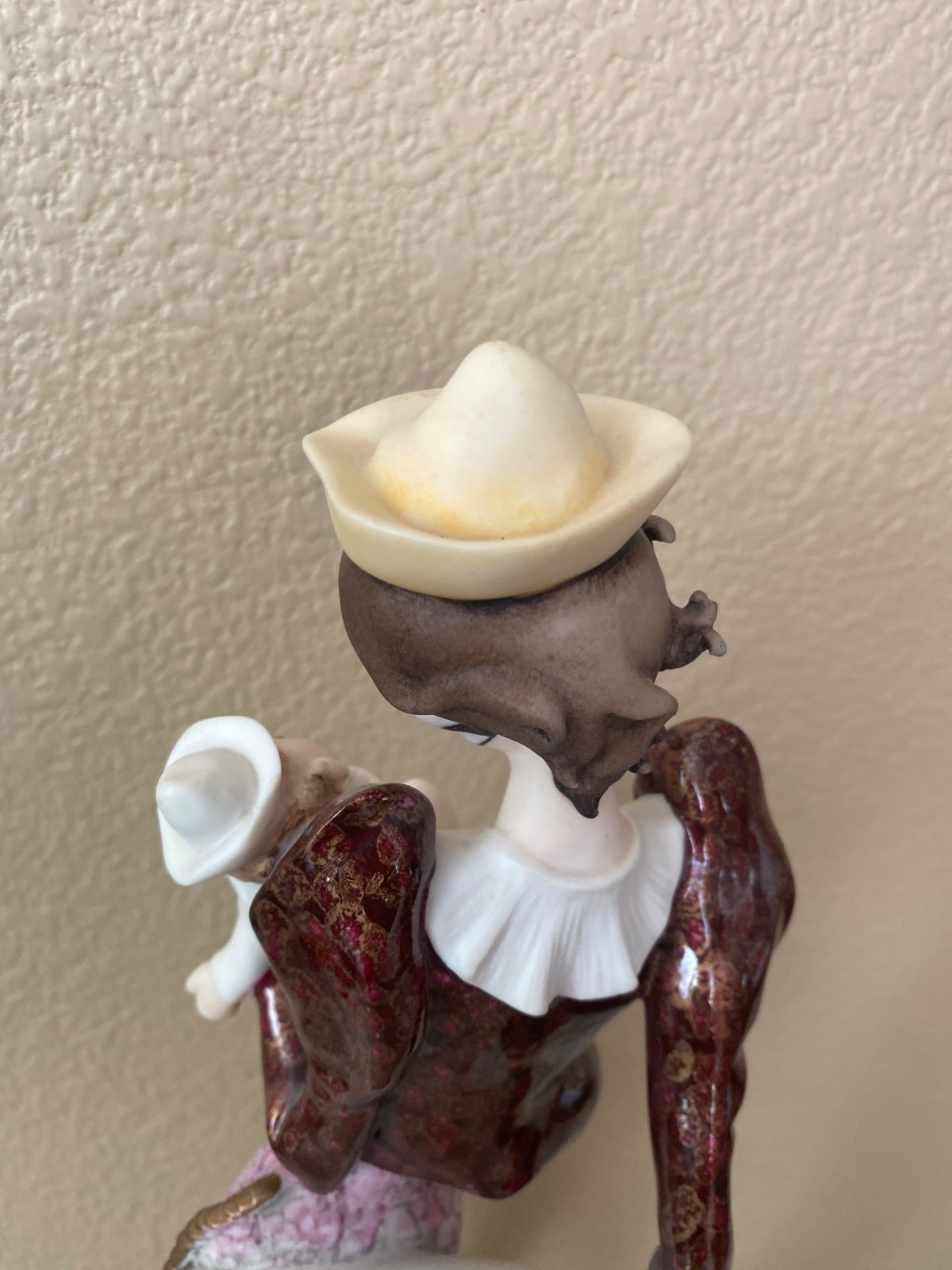 199s Giuseppe Armani Ltd Ed Lady Clown w/Puppet Capodimonte Figure 743C – No Box