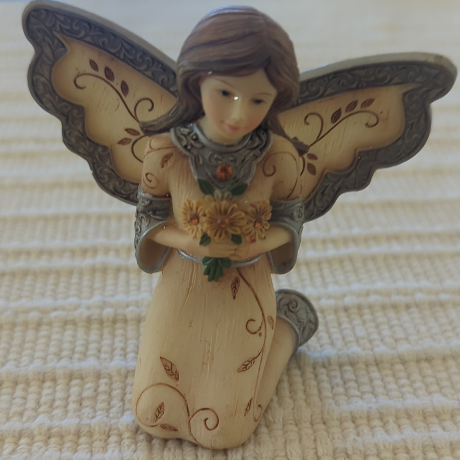 Elements November Angel Resin Figurine 2009 Pavilion Gift Company 83111