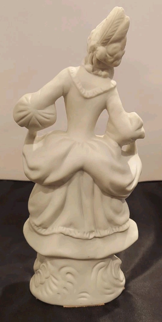 Antique White Bisque Renaissance Woman Figurine