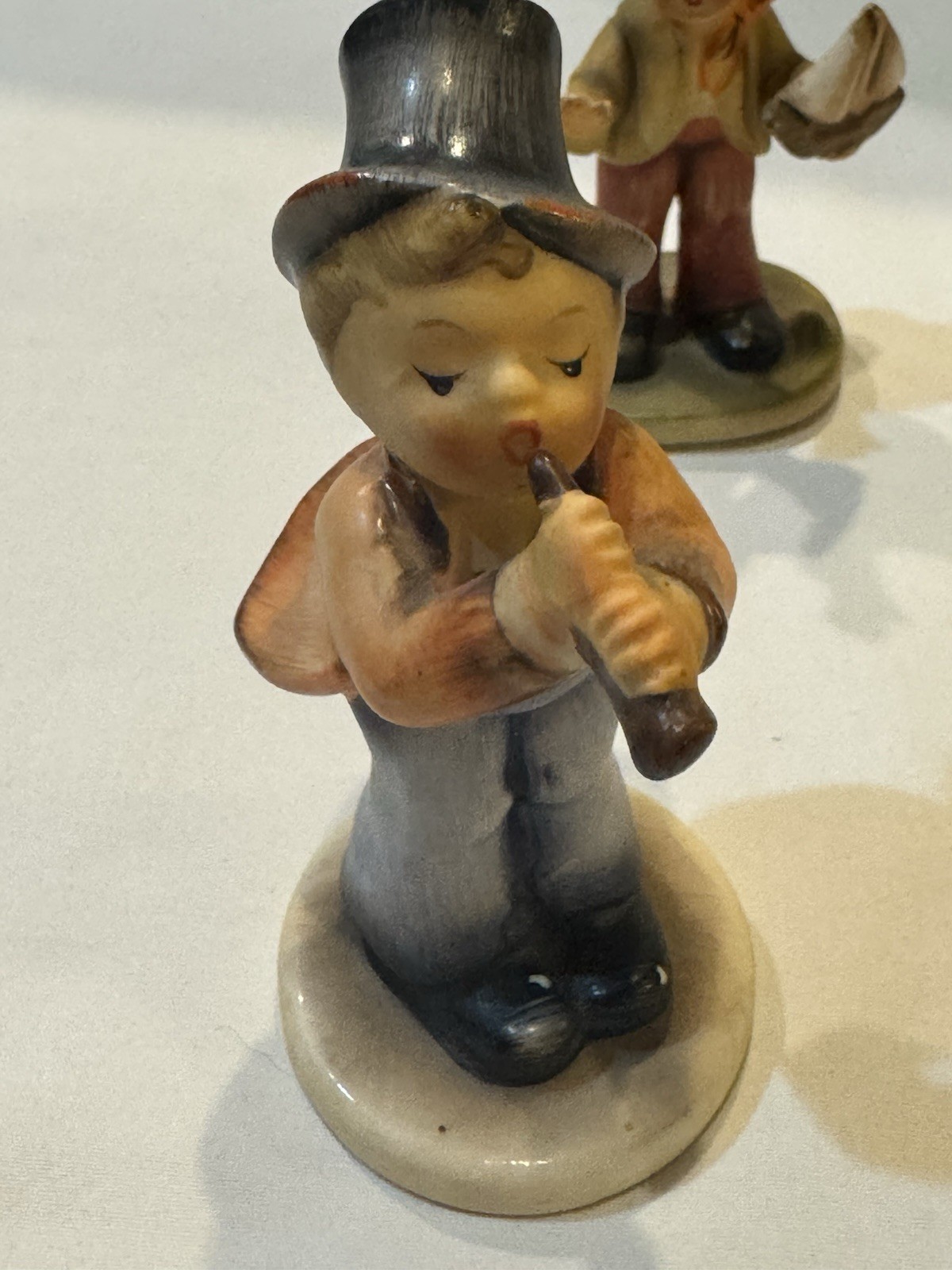 VNTG Lot of 4 Napcoware Porcelain Figurines- Bowling, Sailboat, Flute, Umbrella