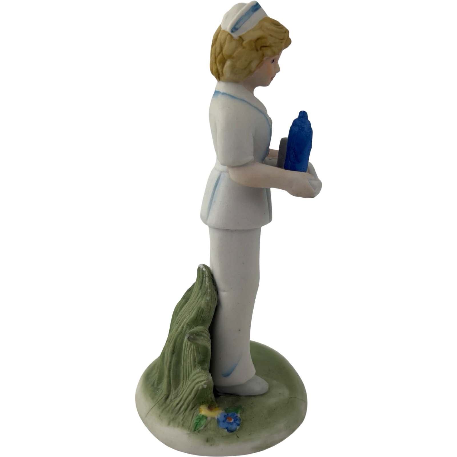 George Good Nurse Figurine 5” Nurse Carrying Tray Vintage 1990’s Korea