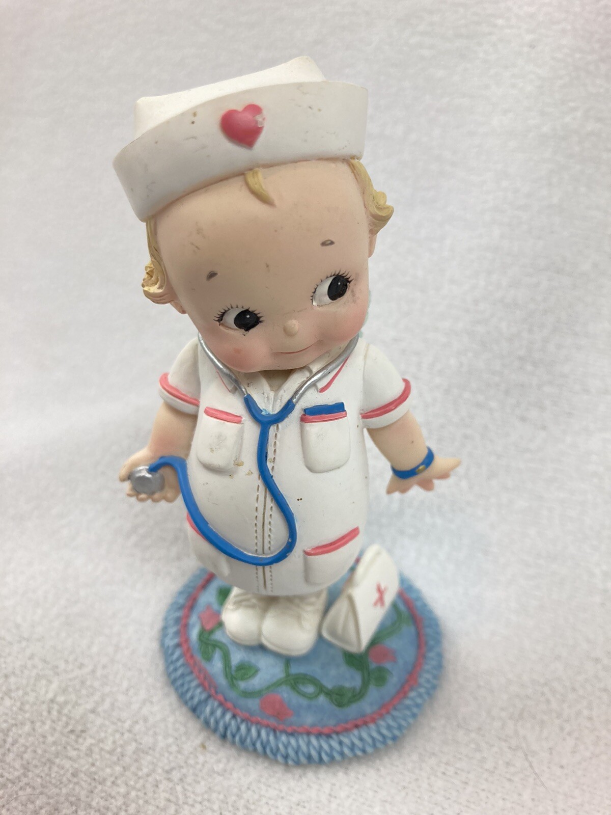 “Angel Of Mercy”~Healing Hearts Collection• Kewpie Angel Nurse Figurine•2002