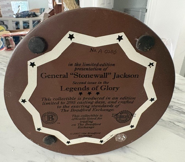 Large General Stonewall Jackson Statue by The Bradford Exchange