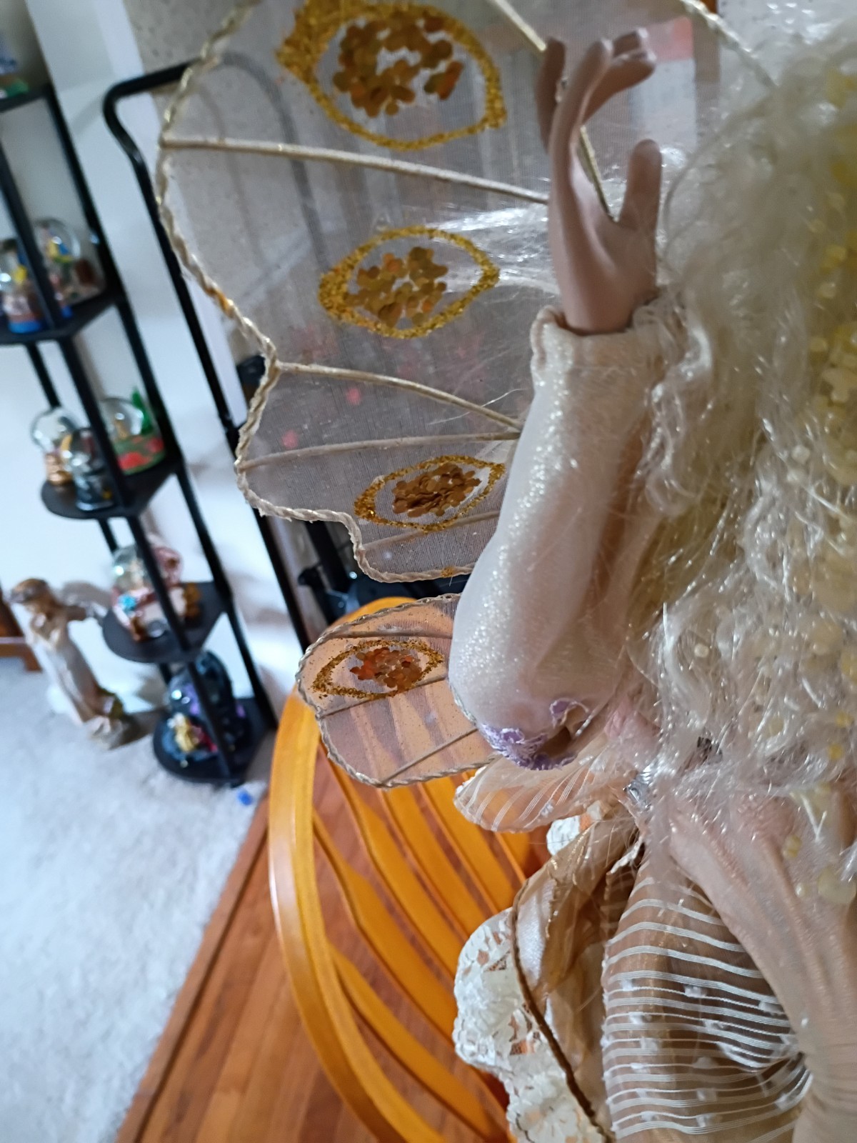 Large Porcelain And Fabric Ballerina Angel