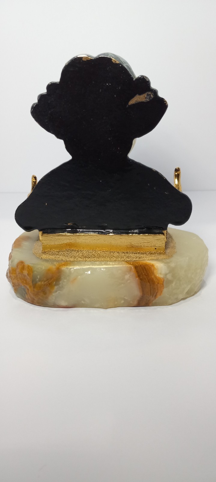 1991 Ron Lee Clown “LAWYER” Card Holder Brass Enamel Figurine On Onyx Base