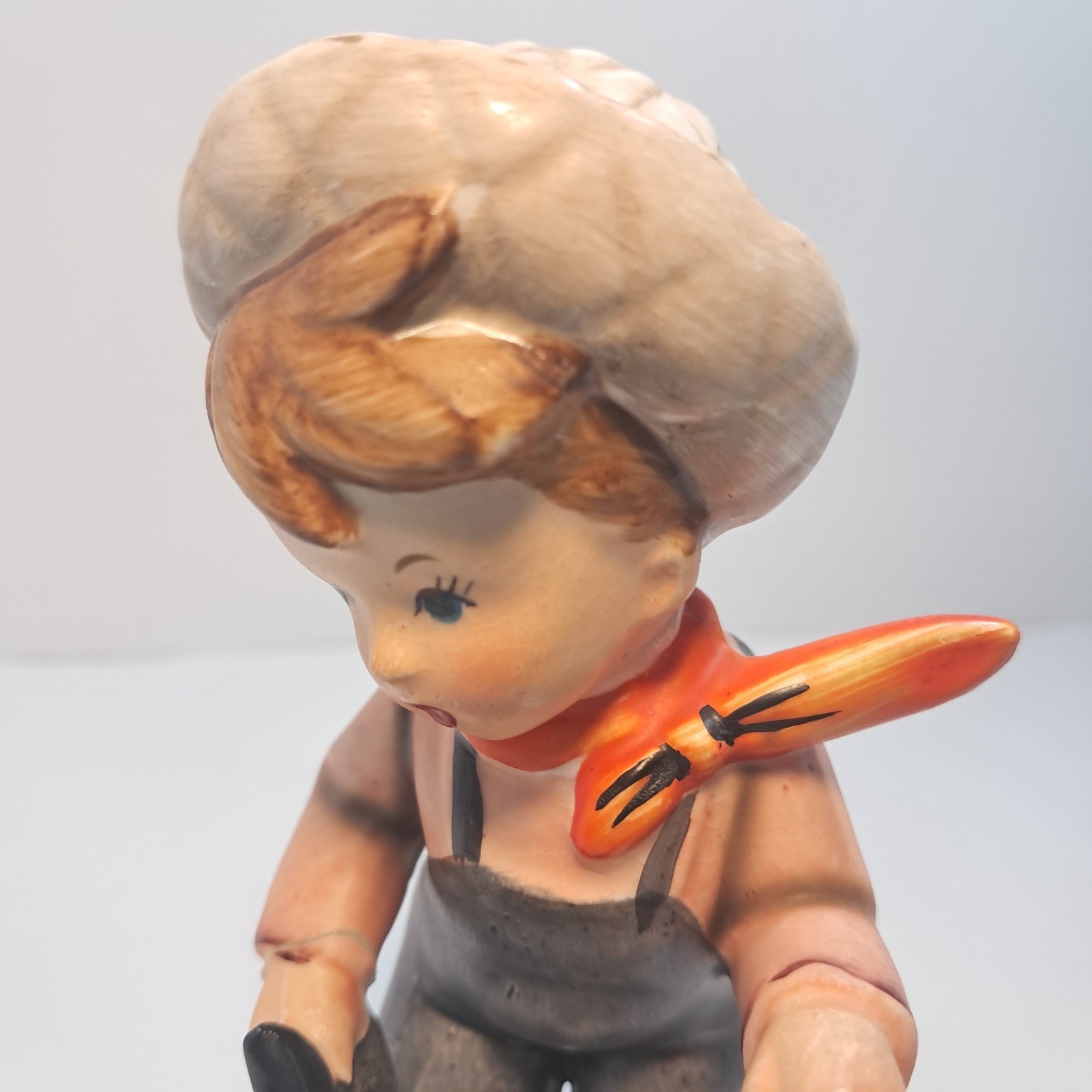 Enesco Imports Young Boy Carpenter Lumberjack Sawing Board 6″ Figurine Japan